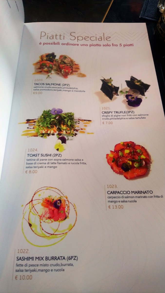 Menu Ristorante Giapponese Yama Sushi-1